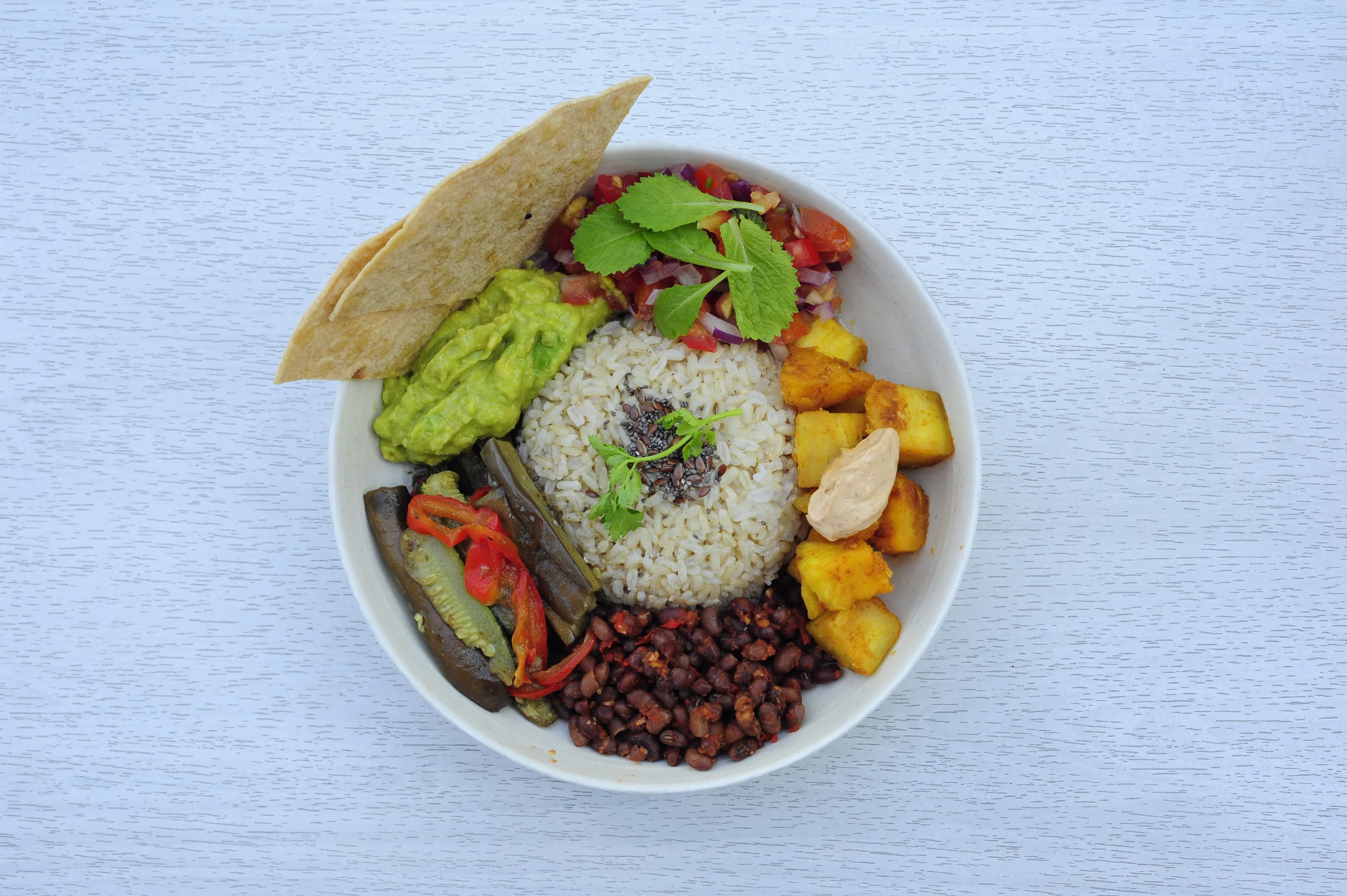 Burrito bowl from the updated KURUMI shoot