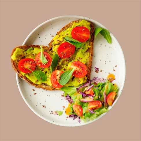 Avocado Heart Toast