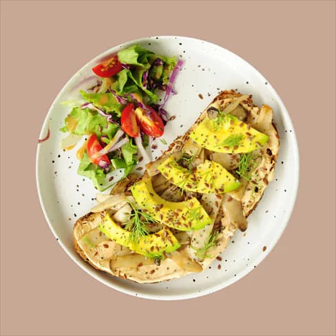 Cheesy Mushroom Toast