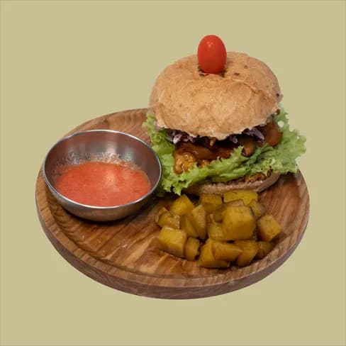Chickpea King Oyster Burger