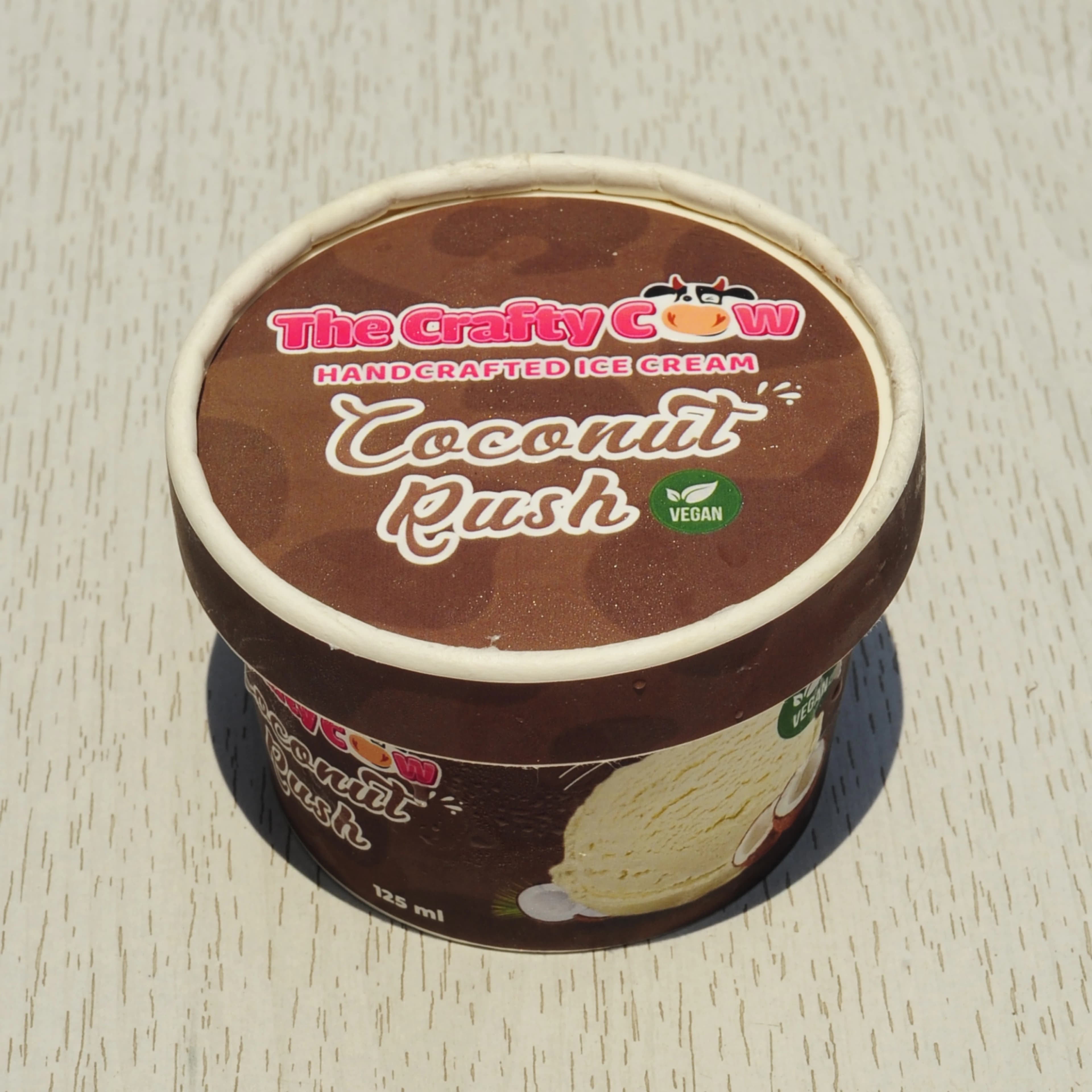 Crafty Cow Coconut Rush Ice Cream (gluten-free)