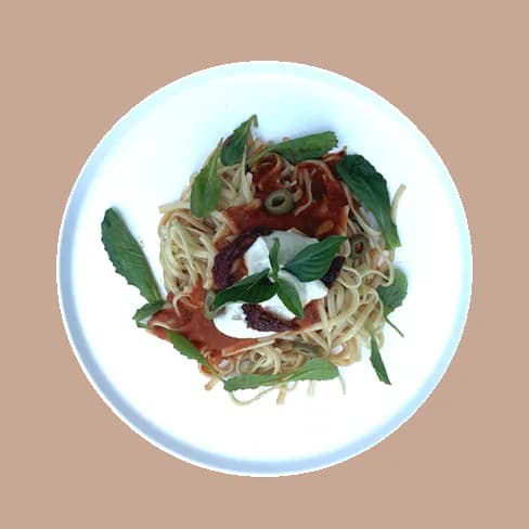 Pasta Pomodoro With Cashew Cheese