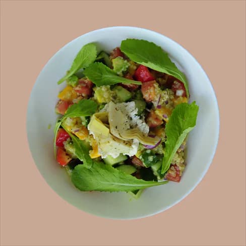 Quinoa Salad With Marinated Artichokes